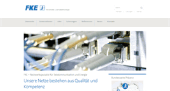Desktop Screenshot of fke-gmbh.de