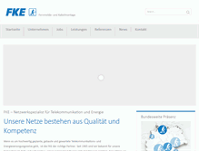 Tablet Screenshot of fke-gmbh.de